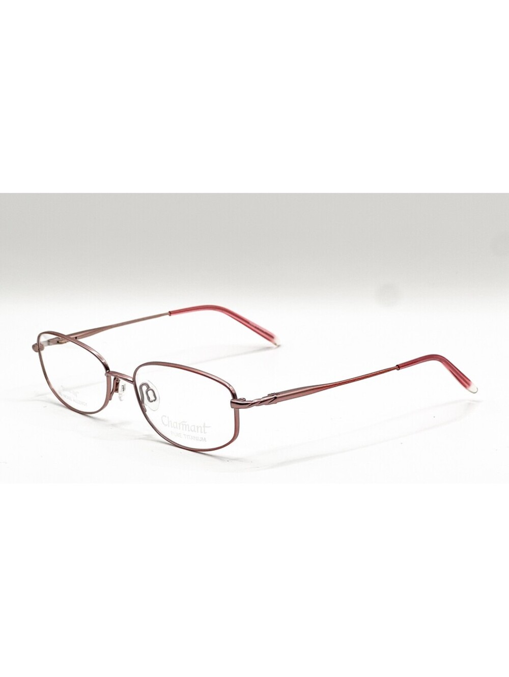 Charmant CH10802 PK Pink Rectangle Authentic Eyeglass Frames 52-17